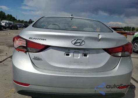 2016 Hyundai Elantra Se from USA, damaged, VIN 5NPDH4AE8GH662868